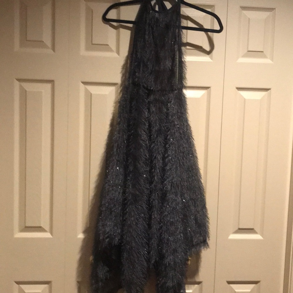 Brand new charcoal gray dress.